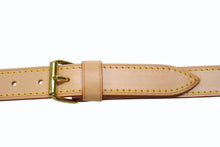 Load image into Gallery viewer, 極美品 LOUIS VUITTON ルイヴィトン ショルダーストラップ ナチュラル ベージュ ヌメ革 ゴールド金具 中古 4b003422