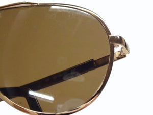 GUCCI グッチ GG柄 サングラス ブラウン アイウェアモニター GG1650 ゴールド金具 ティアドロップ 美品 中古 4b003423 