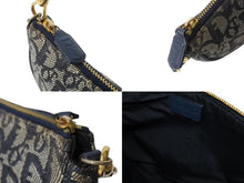 Load image into Gallery viewer, CHRISTIAN DIOR クリスチャンディオール トロッター サドルバッグ ワンショルダーバッグ サドルポーチ ネイビー 美品 中古 4b003431