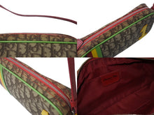 Load image into Gallery viewer, Christian Dior クリスチャンディオール ショルダーバッグ ガリアーノ期 トロッター 05-MA-0044 ラスタカラーシルバー金具 美品 中古 4b003435