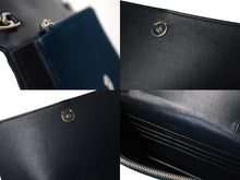 Load image into Gallery viewer, SAINT LAURENT サンローラン ケイト タッセル ベルベット チェーンウォレット 491521 ショルダーバッグ ラインストーン カサンドラロゴ グリーン 美品 中古 4b003446