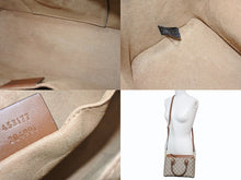 Load image into Gallery viewer, GUCCI グッチ 2WAYバッグ ハンドバッグ ショルダーバッグ GGスプリームキャンバス レザー ブラウン ベージュ 美品 中古 4b003455