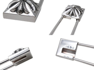 極美品 CHROME HEARTS クロムハーツ SAFETY PIN XL 約セーフティピン 重量58.2g 2010/.925刻印 ピラミッド CHプラス 中古 4b003467 