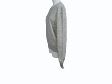 Load image into Gallery viewer, 極美品 CELINE セリーヌ クルーネック ウール ニット セーター 長袖 イタリア製 23W61/5186 アイボリー グレー サイズXS 中古 4b003468