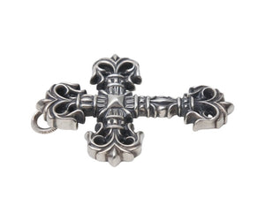 CHROME HEARTS クロムハーツ FILIG CROSS-SM スモール フィリグリー クロス ペンダントトップ 重量約76.3g 美品 中古 4b003470 