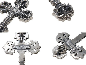 CHROME HEARTS クロムハーツ FILIG CROSS-SM スモール フィリグリー クロス ペンダントトップ 重量約76.3g 美品 中古 4b003470 