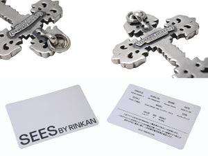 CHROME HEARTS クロムハーツ FILIG CROSS-SM スモール フィリグリー クロス ペンダントトップ 重量約76.3g 美品 中古 4b003470 