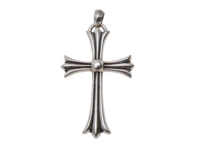 CHROME HEARTS クロムハーツ ラージCHクロス ウィベイル ペンダントトップ チャーム 重量約43.5g STERLING刻印 美品 中古 4b003471 