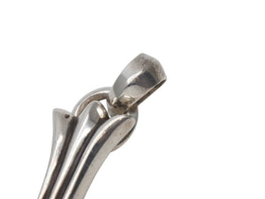 CHROME HEARTS クロムハーツ ラージCHクロス ウィベイル ペンダントトップ チャーム 重量約43.5g STERLING刻印 美品 中古 4b003471 