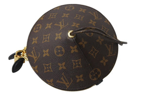 新品同様 LOUIS VUITTON ルイヴィトン トゥピ ワンショルダーバッグ M44592 モノグラム PVC レザー ゴールド金具 中古 4b003478