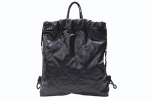 画像をギャラリービューアに読み込む, 極美品 CHANEL シャネル シャネル22 バックパック ハンドバッグ ココマーク ソーブラック カーフスキン ロゴ金具 中古 4b003486