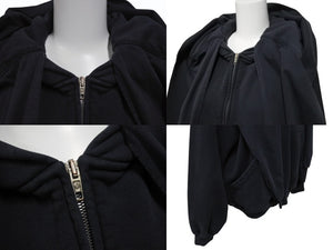 BALENCIAGA バレンシアガ UNITY SPORTS ICON ジップアップフーディー パーカー 794030 サイズ2 チャコール 美品 中古 4b003489
