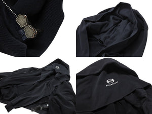 BALENCIAGA バレンシアガ UNITY SPORTS ICON ジップアップフーディー パーカー 794030 サイズ2 チャコール 美品 中古 4b003489
