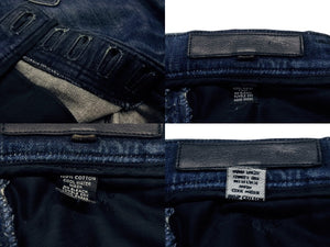 CHROME HEARTS クロムハーツ フレアニー デニムパンツ ジーンズ サイズ33 ホースシューボタン インディゴブルー 美品 中古 4b003492 