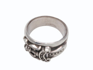 CHROME HEARTS クロムハーツ DAGGER ダガーリング 指輪 重量約13.9g スターリング刻印 21.5号 スターリング シルバー 美品 中古 4b003494 