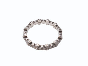 極美品 CHROME HEARTS クロムハーツ TINY E CH PLUS BAND タイニー E CHプラス バンドリング 指輪 重量約2.2g 11.5号 シルバ−925 中古 4b003495 