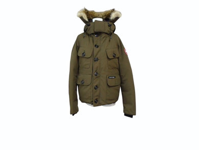 CANADA GOOSE カナダグース Russel Parka ラッセル パーカ ダウンジャケット 2301JM サイズXS ファーフード ブラウン 美品 中古 4b003502