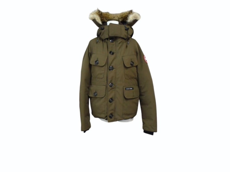 CANADA GOOSE カナダグース Russel Parka ラッセル パーカ ダウンジャケット 2301JM サイズXS ファーフード ブラウン 美品 中古 4b003502