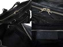 Load image into Gallery viewer, BALENCIAGA バレンシアガ ジャイアント ブローズ シティ 2WAY ハンドバッグ ブラック レザー 258044 ショルダー シルバー金具 良品 中古 4b003511