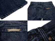 画像をギャラリービューアに読み込む, 極美品 CHROME HEARTS クロムハーツ フレアデニムパンツ ブーツカット クロスボールデニムパンツ コットン インディゴ サイズ27 中古 4b003515 