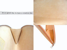 Load image into Gallery viewer, 極美品 LOUIS VUITTON ルイヴィトン 23SS フォーチュン・クッキー ジップレザーポーチクラッチバッグ M82025 ブラウン クリア 中古 4b003517