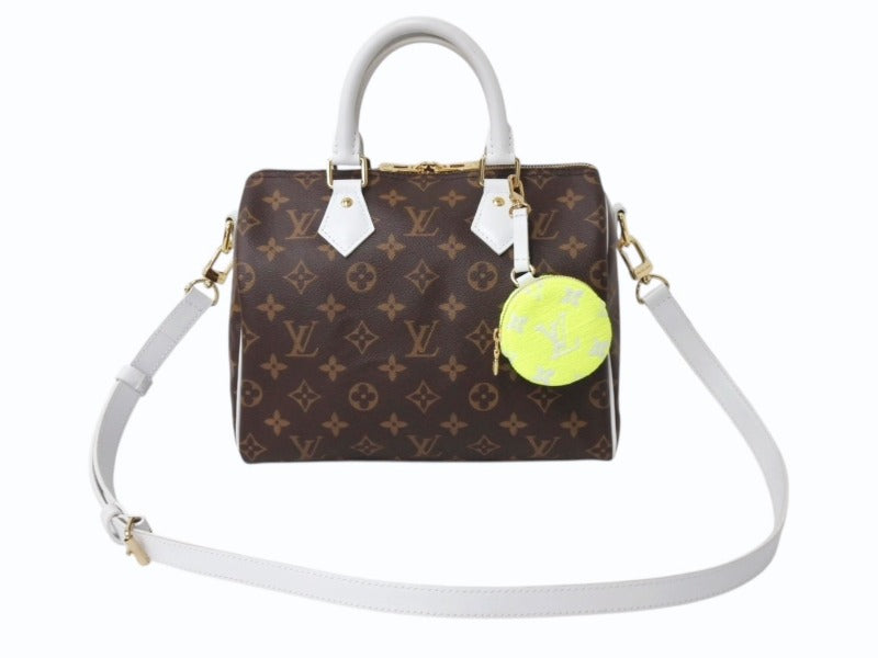 極美品 LOUIS VUITTON ルイヴィトン 2WAYバッグ スピーディ バンドリエール 25 新型 モノグラム M20754 テニス 中古 4b003523