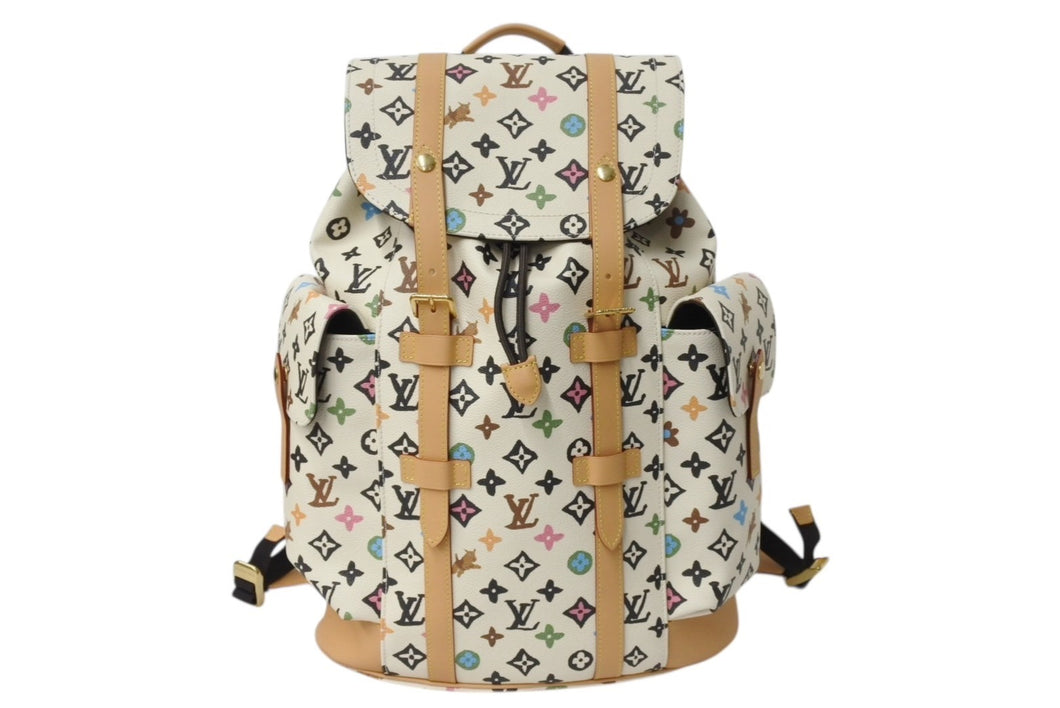 新品未使用 LOUIS VUITTON ルイヴィトン クリストファーMM リュック バックパック M25240 モノグラム クラギ― Tyler,The Creator 中古 4b003530