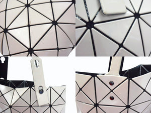 BAO BAO ISSEY MIYAKE バオバオ イッセイミヤケ LUCENT ルーセント トートバッグ BB93-AG053 ピンク 美品 中古 4b003532