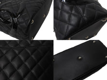 Load image into Gallery viewer, 極美品 CHANEL シャネル カンボンライン ラージトートバッグ 15番台 A25169 ココマーク カーフスキン パテントレザー ブラック 中古 4b003534