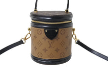 Load image into Gallery viewer, 極美品 LOUIS VUITTON ルイヴィトン カンヌ ショルダーバッグ M43986 モノグラムリバース ブラウン ブラック 中古 4b003536