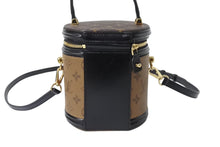 Load image into Gallery viewer, 極美品 LOUIS VUITTON ルイヴィトン カンヌ ショルダーバッグ M43986 モノグラムリバース ブラウン ブラック 中古 4b003536