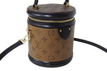 Load image into Gallery viewer, 極美品 LOUIS VUITTON ルイヴィトン カンヌ ショルダーバッグ M43986 モノグラムリバース ブラウン ブラック 中古 4b003536