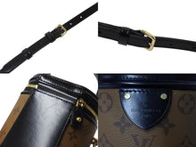 Load image into Gallery viewer, 極美品 LOUIS VUITTON ルイヴィトン カンヌ ショルダーバッグ M43986 モノグラムリバース ブラウン ブラック 中古 4b003536