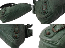 Load image into Gallery viewer, BALENCIAGA バレンシアガ ザ ファースト 2WAY ショルダーバッグ 103208・213048 グリーン レザー ハンドバッグ 良品 中古 4b003541