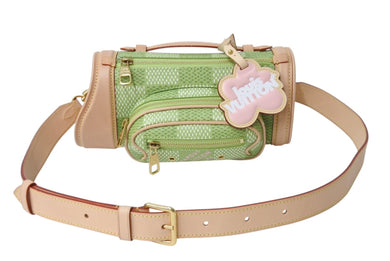 極美品 LOUIS VUITTON ルイヴィトン ミニ ゴルフバッグ 2WAYバッグ N40635 ダミエ ゴルフキャンバス Tyler,The Creator グリーン 中古 4b003543