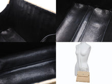 Load image into Gallery viewer, CHROME HEARTS クロムハーツ ドーリーストロー 2WAY ハンドバッグ ハート クロスボール 籐製 レザー シルバー925 美品 中古 4b003546