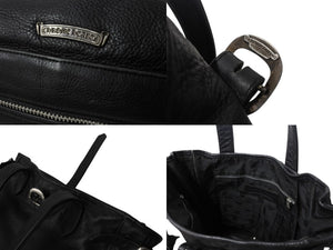 CHROME HEARTS クロムハーツ ガンスリンガー ビジネストートバッグ レザー シルバー925 ブラック 美品 中古 4b003548 