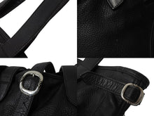 画像をギャラリービューアに読み込む, CHROME HEARTS クロムハーツ ガンスリンガー ビジネストートバッグ レザー シルバー925 ブラック 美品 中古 4b003548 