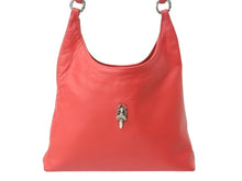 Load image into Gallery viewer, CHROME HEARTS クロムハーツ ダガー ショルダーバッグ ワンショルダーバッグ レッド レザー シルバー925 美品 中古 4b003553