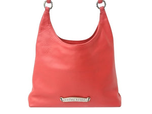 CHROME HEARTS クロムハーツ ダガー ショルダーバッグ ワンショルダーバッグ レッド レザー シルバー925 美品 中古 4b003553