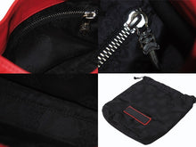 Load image into Gallery viewer, CHROME HEARTS クロムハーツ ダガー ショルダーバッグ ワンショルダーバッグ レッド レザー シルバー925 美品 中古 4b003553