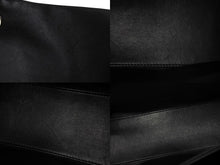 Load image into Gallery viewer, 極美品 BALENCIAGA バレンシアガ クラッシュ チェーン ショルダーバッグ ミディアム ブラック ベロア 716393 シルバー金具 ロゴ 中古 4b003556