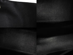 極美品 BALENCIAGA バレンシアガ クラッシュ チェーン ショルダーバッグ ミディアム ブラック ベロア 716393 シルバー金具 ロゴ 中古 4b003556