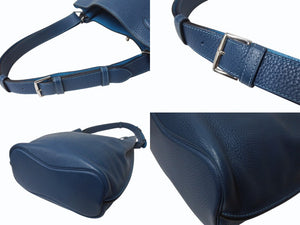 極美品 HERMES エルメス ソーケリー26 ヴェルソ ワンショルダーバッグ □R刻印 トリヨンクレマンス コルヴェール ターコイズ シルバー金具 中古 4b003565