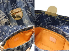 Load image into Gallery viewer, LOUIS VUITTON ルイヴィトン ミニプリーティ レイエ ショルダーバッグ M95333 モノグラムデニム ブルー 美品 中古 4b003566