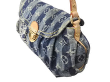 Load image into Gallery viewer, LOUIS VUITTON ルイヴィトン ミニプリーティ レイエ ショルダーバッグ M95333 モノグラムデニム ブルー 美品 中古 4b003566