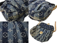 Load image into Gallery viewer, LOUIS VUITTON ルイヴィトン ミニプリーティ レイエ ショルダーバッグ M95333 モノグラムデニム ブルー 美品 中古 4b003566