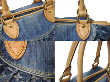 Load image into Gallery viewer, LOUIS VUITTON ルイヴィトン ネオカヴィMM ハンドバッグ M95349 2WAY モノグラム デニム ゴールド金具 美品 中古 4b003571