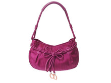 Load image into Gallery viewer, 極美品 ChristianDior クリスチャンディオール トロッター ハンドバッグ レザー ジャガード パープル ピンク シルバー金具 中古 4b003579