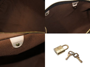 極美品 LOUISVUITTON ルイヴィトン スピーディ35 ハンドバッグ マーカージュ M41524 モノグラムキャンバス ゴールド金具 ブラウン 中古 4b003580